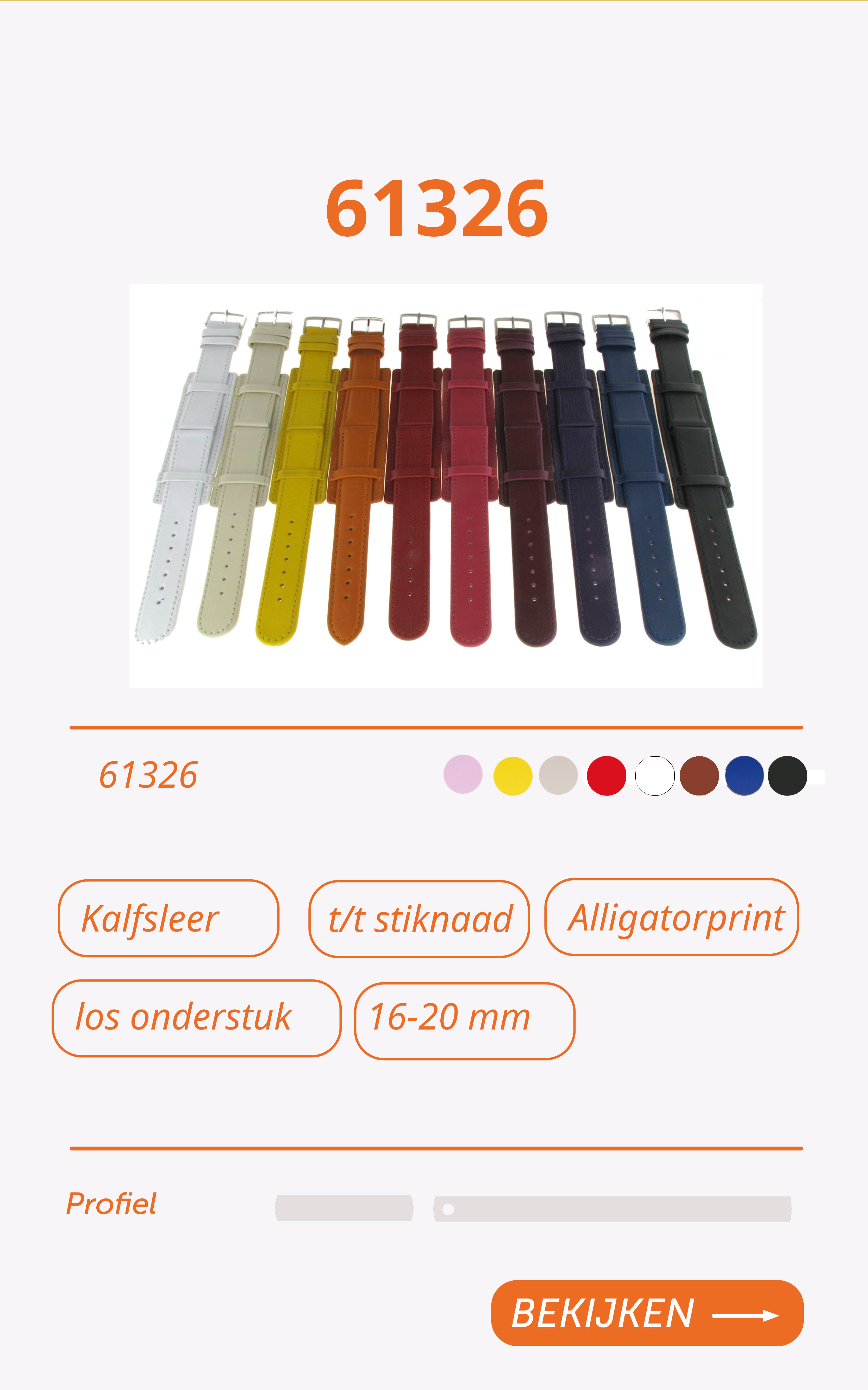 61326-kapiteinsband